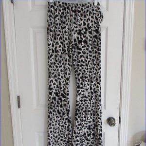 Flared Very Long Print Pant